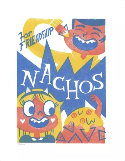 Friendship Nachos (print), Kayla Jones