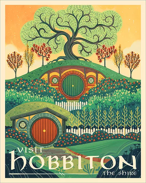 Hobbiton (PRINT), Beverly Arce