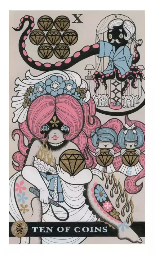 Ten Of Coins : Melvins Bride And Her Family - Nucleus | Art