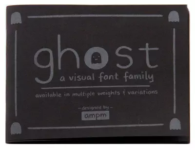 ghost: a visual font family, Amanda Fung