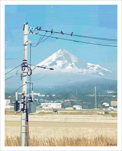 Fuji [PRINT], Yael Givon