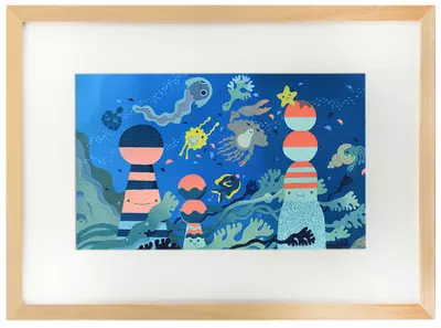 Undersea Storm [Petit corail - Petit arbre: Un livre accordéon], Yvan Duque
