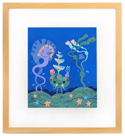 Petit Coral [Petit corail - Petit arbre: Un livre accordéon], Yvan Duque