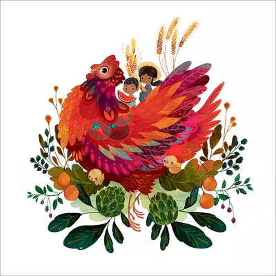 Red Hen [PRINT], Lorena Alvarez Gomez