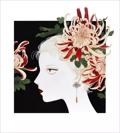 Chrysanthemum [PRINT], Janice Sung