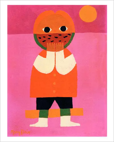 Watermelon Boy [PRINT], Mary Blair