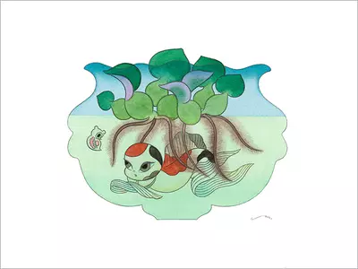 Underwater Woes [PRINT], Sasaku Kusuriyubi