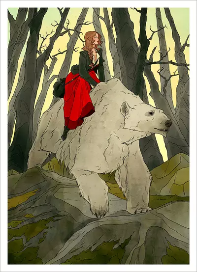 East of the Sun, West of the Moon [PRINT], Abigail Larson