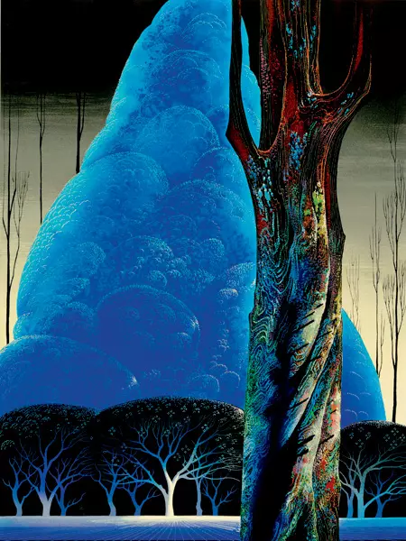Blue Nocturne [Unframed], Eyvind  Earle