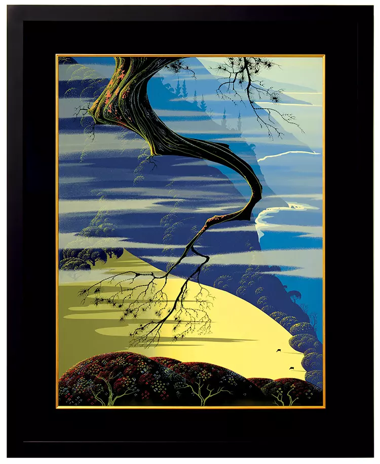 Sea Cliffs and Pine, Eyvind  Earle