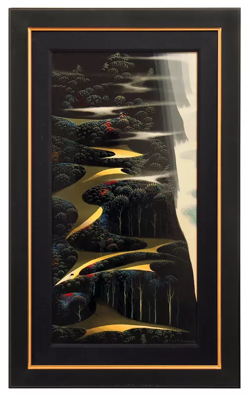 Ocean Cliffs Pastures [Original Oil Painting], Eyvind  Earle