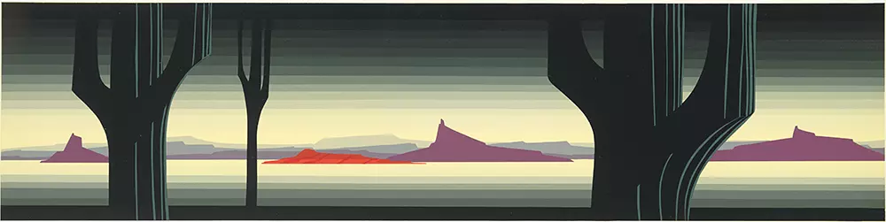 Saguaro [Unframed], Eyvind  Earle