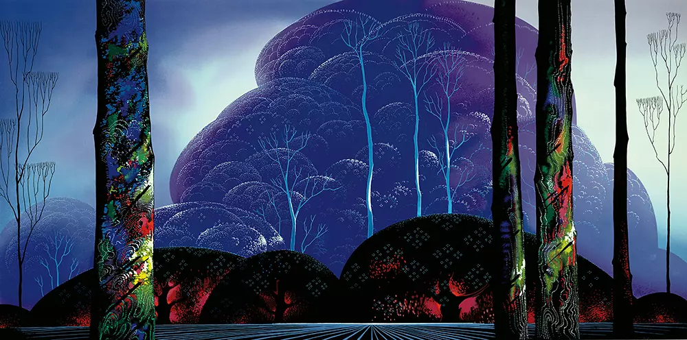 Purple Sunset [Unframed], Eyvind  Earle