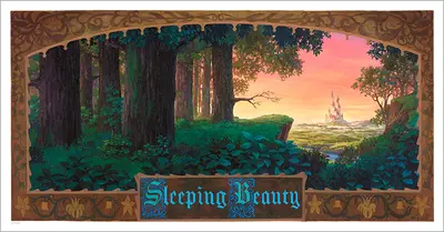 Sleeping Beauty & The Forest [PRINT], Yoichi Nishikawa