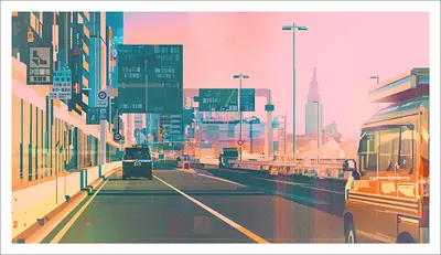 Into the City [PRINT], James Gilleard