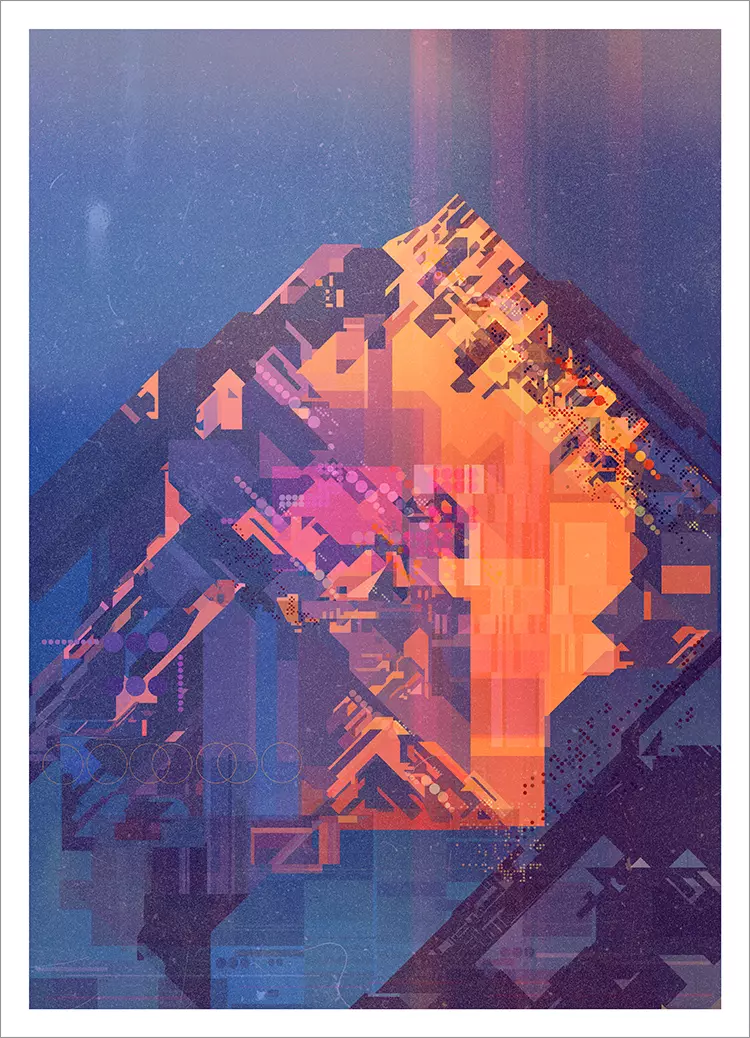 Moutain at Dusk [PRINT], James Gilleard