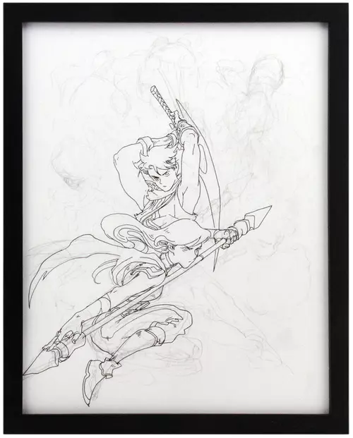 Preliminary Sketch for Solstice Warriors Piece, Bryce Kho