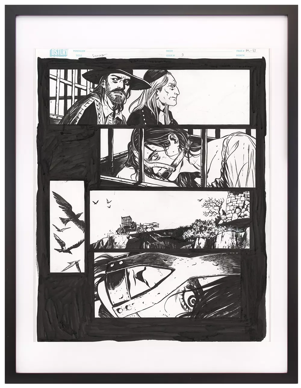 Somna Book 3 page 12-13, Becky Cloonan