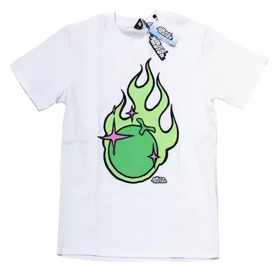Fire Melon (White) - Babs Tarr T-shirt, Babs Tarr