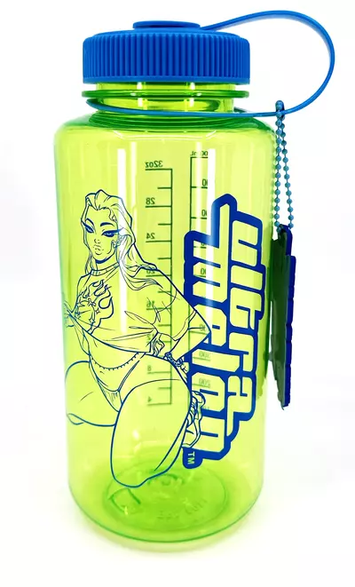 THICC GIRL - Babs Tarr Water Bottle, Babs Tarr