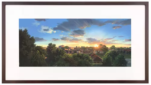 スタジオからの夕日 Sunset Above Studio Ghibli, Yoichi Nishikawa