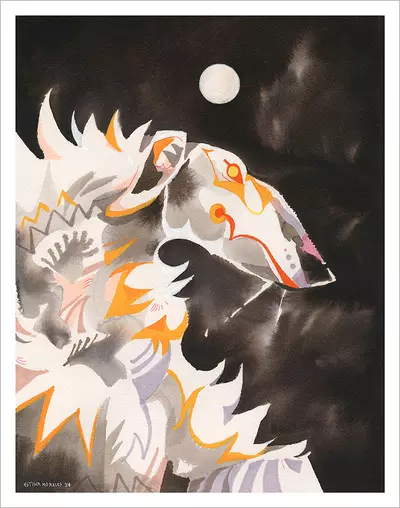 The Call to Howl [PRINT] , Esther Morales