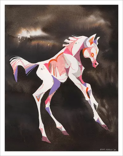 Trotting with the Ghost [PRINT], Esther Morales