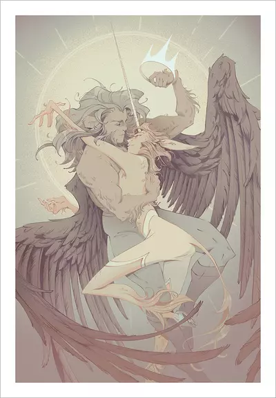 The Lion and the Unicorn [PRINT], Bailie Rosenlund
