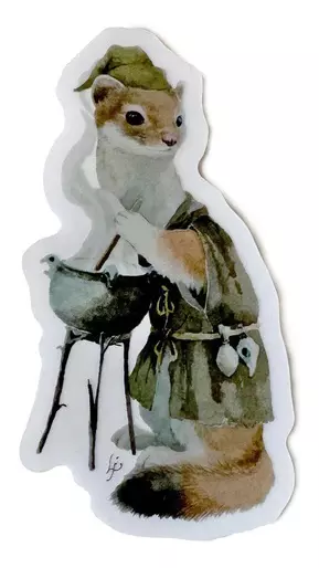 Ermine - Lily Seika Jones x Nucleus Sticker, Lily Seika Jones