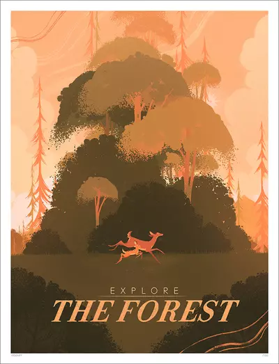 Explore the Forest - Bambi (PRINT), Samantha Mash