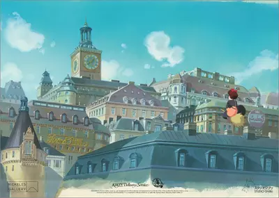 Kiki's Delivery Service - No. 146 (Kiki's Arrival) - Large  [PRINT], Hiroshi Ohno