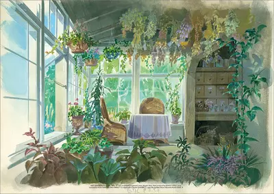 Kiki's Delivery Service - No. 12B (Sunroom) Small [PRINT], Hiroshi Ohno