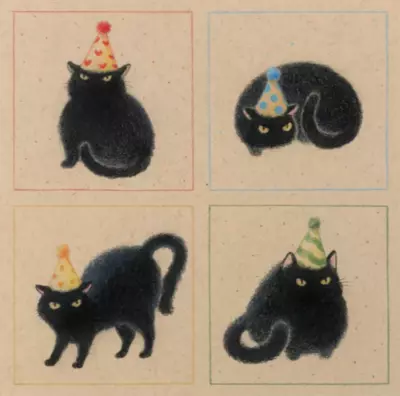 Cat - Felicia Chiao x Nucleus 20th Anniversary Sticker Sheet, Felicia Chiao