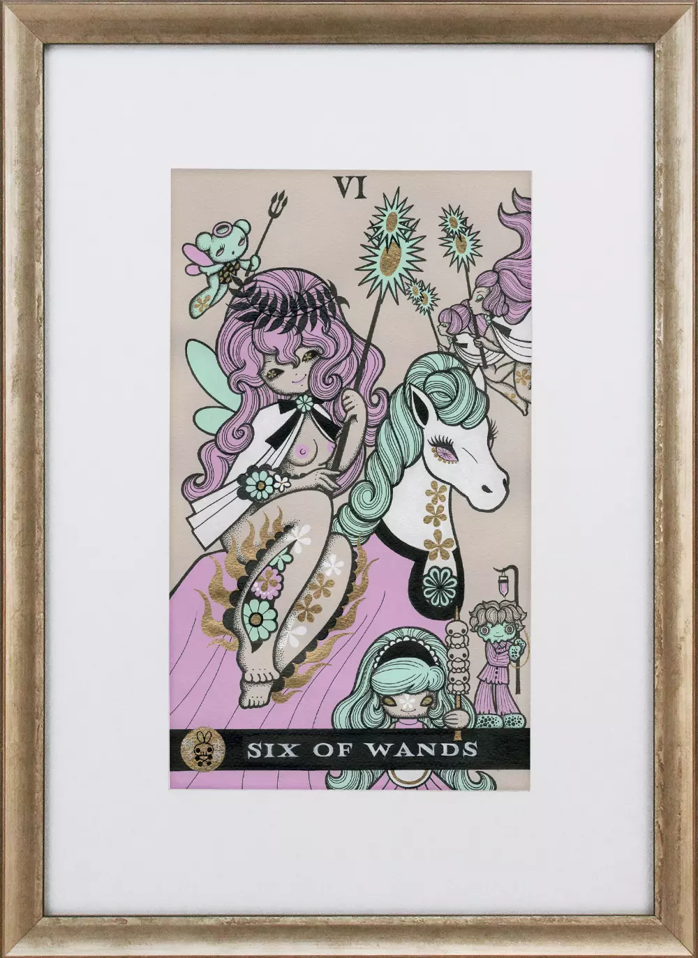 Six Of Wands : Cinderalla Fairyland, Junko Mizuno Six Of Wands : Cinderalla Fairyland, Junko Mizuno