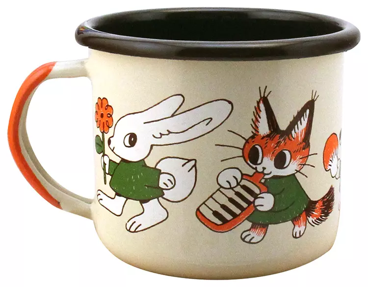 Parade - Heikala Enamel Mug, Heikala Parade - Heikala Enamel Mug, Heikala