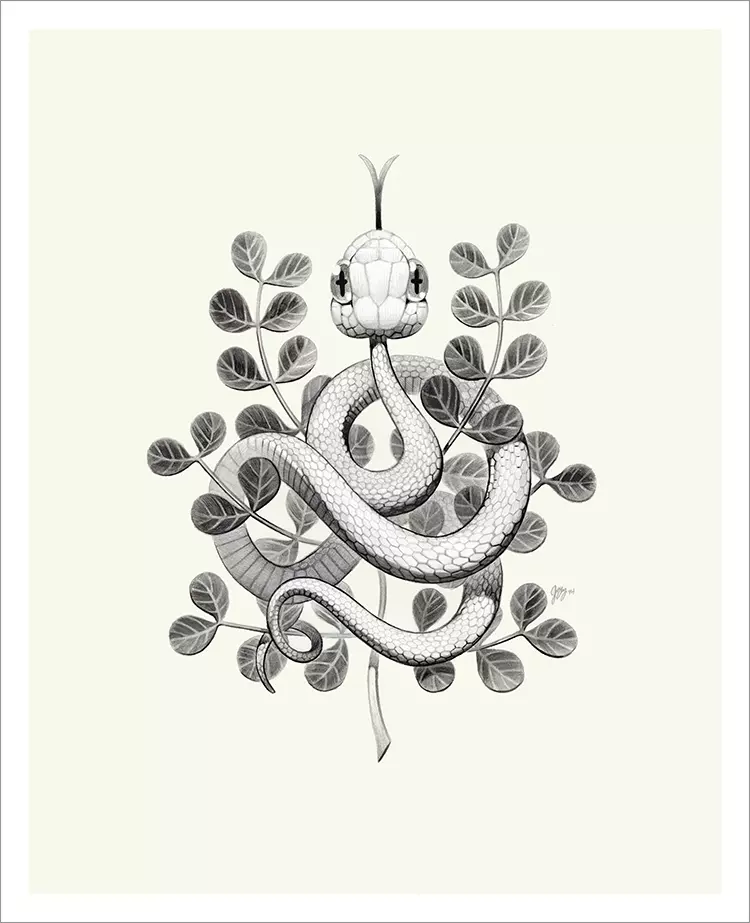 Year of the Snake [PRINT], Joy Ang