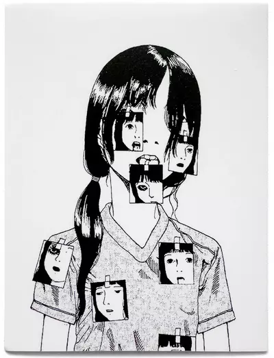 PiP - Shintaro Kago x Nucleus Sticker, Shintaro Kago