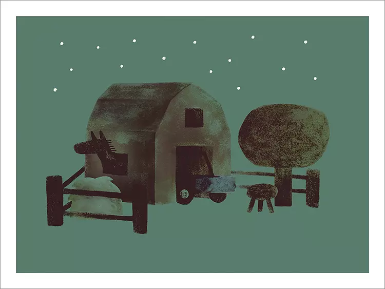Your Farm is Asleep [PRINT], Jon Klassen