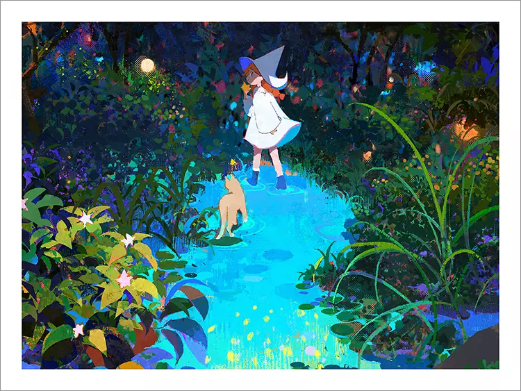 Night Walk [PRINT], MengXuan Li