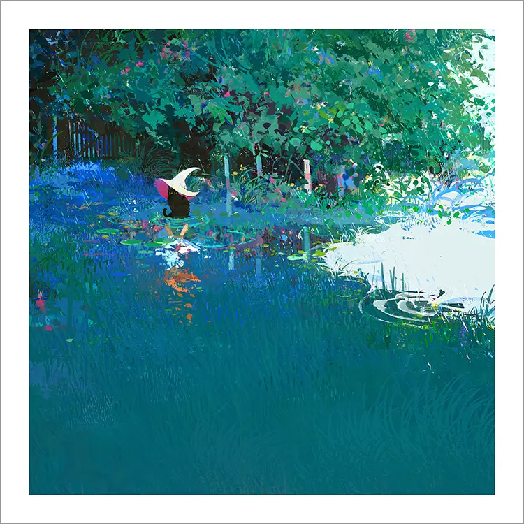 Rainy Day - Puddle [PRINT], MengXuan Li
