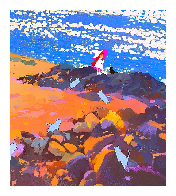 Seaside [PRINT], MengXuan Li