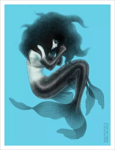The Last Mermaid - Isla [PRINT], Derek Kirk Kim