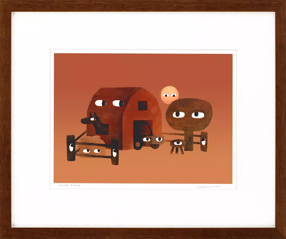 The Sun Sets On Your Farm, Jon Klassen The Sun Sets On Your Farm, Jon Klassen