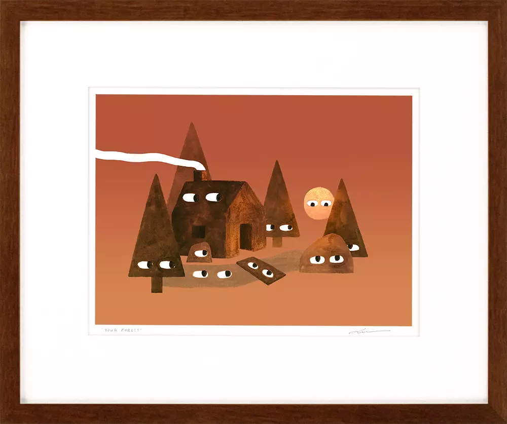 The Sun Sets On Your Forest, Jon Klassen The Sun Sets On Your Forest, Jon Klassen