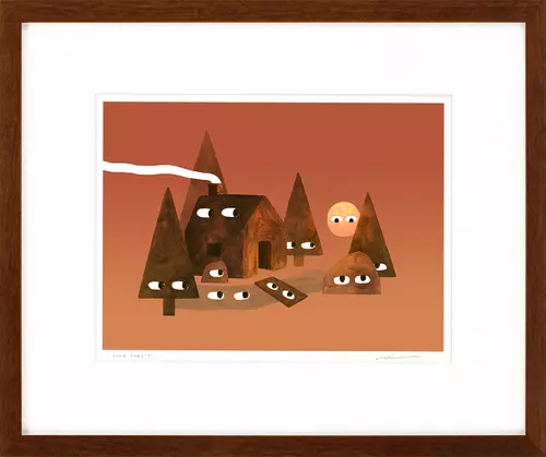 The Sun Sets On Your Forest, Jon Klassen