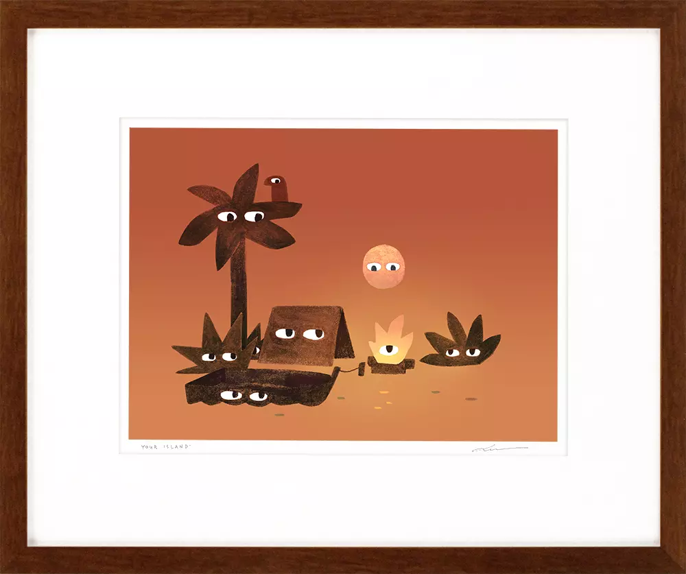The Sun Sets On Your Island, Jon Klassen The Sun Sets On Your Island, Jon Klassen