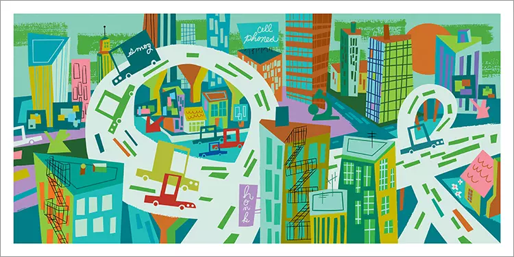 City [PRINT], Dan Thompson