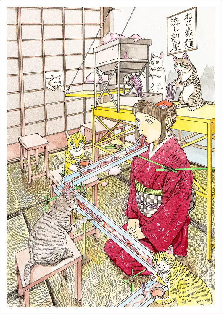 Cat Somen [PRINT], Shintaro Kago