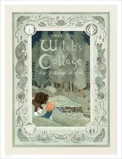 Witch's Cottage [PRINT], Vanessa Gillings