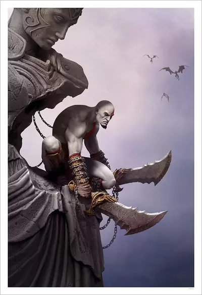 God of War [PRINT], Rafael Grassetti